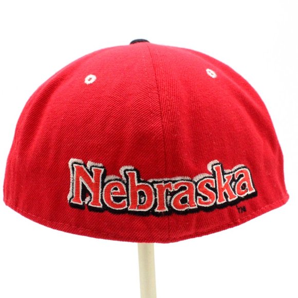 Vintage Nebraska Cornhuskers Zephyr Grafx Fitted Hat 7 1/2 Big Logo Embroidered - Picture 5 of 9